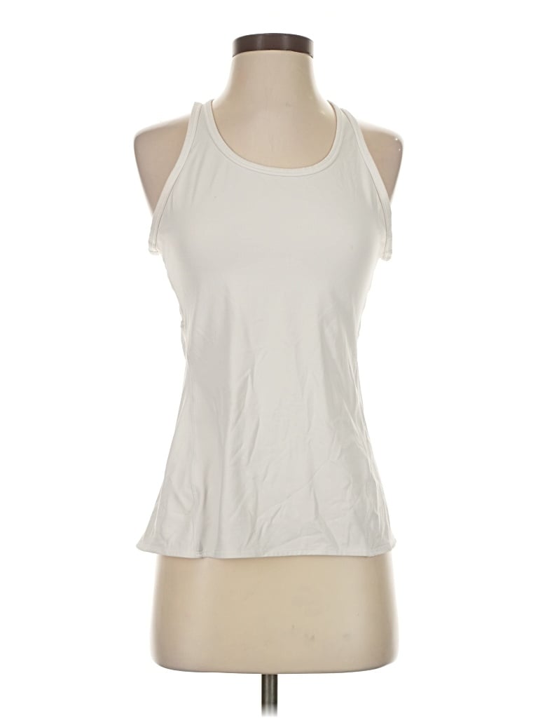 Pre-owned Athleta Active Tank Top In Ivory