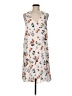 PREMISE 100% Polyester Floral Gray Casual Dress Size 8 - photo 1