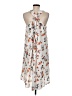 PREMISE 100% Polyester Floral Gray Casual Dress Size 8 - photo 2