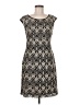 Connected Apparel Graphic Black Cocktail Dress Size 6 - photo 1