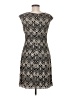 Connected Apparel Graphic Black Cocktail Dress Size 6 - photo 2