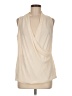 CAbi 100% Polyester Ivory Sleeveless Blouse Size M - photo 1