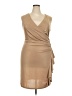 Scarlett Nite Tan Cocktail Dress Size 18 - photo 1