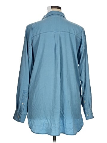 Ann Taylor LOFT Outlet Long Sleeve Button-Down Shirt (view 2)