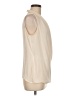 CAbi 100% Polyester Ivory Sleeveless Blouse Size M - photo 4