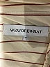 WeWoreWhat Stripes Ivory Long Sleeve Button-Down Shirt Size M - photo 7