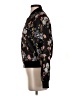 Pink Rose 100% Polyester Floral Black Jacket Size S - photo 5