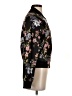 Pink Rose 100% Polyester Floral Black Jacket Size S - photo 4