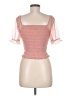 Ambiance 100% Rayon Pink Short Sleeve Top Size M - photo 2