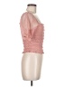 Ambiance 100% Rayon Pink Short Sleeve Top Size M - photo 4