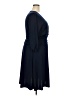NY Collection Solid Blue Casual Dress Size 2X - photo 4