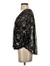 Miley + Molly 100% Polyester Black 3/4 Sleeve Blouse Size S - photo 5