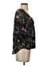 Miley + Molly 100% Polyester Black 3/4 Sleeve Blouse Size S - photo 4