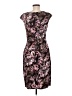 Connected Apparel Floral Brown Cocktail Dress Size 6 - photo 2