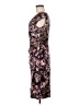 Connected Apparel Floral Brown Cocktail Dress Size 6 - photo 5