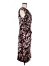 Connected Apparel Floral Brown Cocktail Dress Size 6 - photo 4