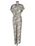 Capulet Animal Print Ivory Jumpsuit Size L - photo 2