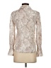 Olivaceous Paisley Ivory Long Sleeve Blouse Size S - photo 2