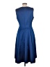 Anne Klein 100% Polyester Solid Blue Cocktail Dress Size L (estimated) - photo 2