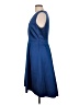 Anne Klein 100% Polyester Solid Blue Cocktail Dress Size L (estimated) - photo 5