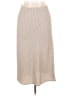 Final Touch 100% Polyester Chevron-herringbone Tan Ivory Casual Skirt Size L - photo 1
