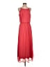 Chloe+Rene 100% Polyester Solid Red Casual Dress Size S - photo 1