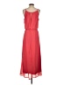 Chloe+Rene 100% Polyester Solid Red Casual Dress Size S - photo 2