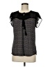 Daniel Rainn Black Short Sleeve Blouse Size M - photo 1