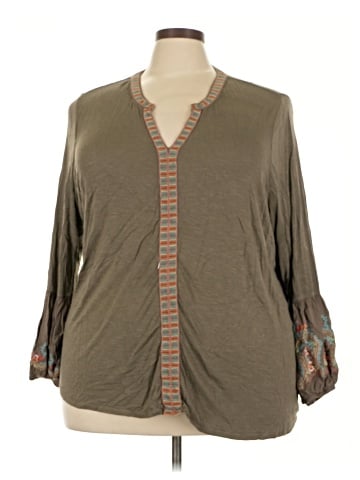 Democracy Long Sleeve Blouse (view 1)