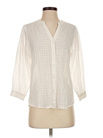 J. McLaughlin 3/4 Sleeve Blouse (view 1)