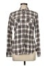Eddie Bauer 100% Cotton Plaid Gray Long Sleeve Button-Down Shirt Size M - photo 1