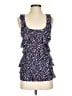 Express 100% Nylon Purple Sleeveless Top Size S - photo 1