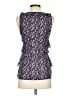 Express 100% Nylon Purple Sleeveless Top Size S - photo 2