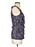 Express 100% Nylon Purple Sleeveless Top Size S - photo 4