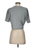Shein Gray Short Sleeve Turtleneck Size S - photo 2