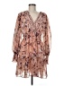 OPT 100% Polyester Paisley Tan Cocktail Dress Size M - photo 1