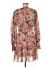 OPT 100% Polyester Paisley Tan Cocktail Dress Size M - photo 2