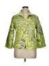 Patty Kim NewYork 100% Polyester Paisley Green Jacket Size XL - photo 1