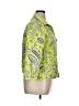 Patty Kim NewYork 100% Polyester Paisley Green Jacket Size XL - photo 4