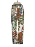 Flora Ashley Tropical Silver Casual Pants Size S - photo 2