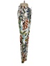 Flora Ashley Tropical Silver Casual Pants Size S - photo 4