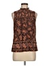 Daniel Rainn Brown Sleeveless Blouse Size 8 - photo 1