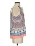 Deletta Blue Sleeveless Blouse Size XS - photo 4