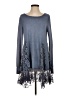 Indigo Thread Co. Gray Casual Dress Size S - photo 1