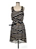 Teeze Me 100% Polyester Stripes Tan Casual Dress Size 9 - photo 1
