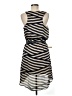 Teeze Me 100% Polyester Stripes Tan Casual Dress Size 9 - photo 2