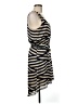 Teeze Me 100% Polyester Stripes Tan Casual Dress Size 9 - photo 4