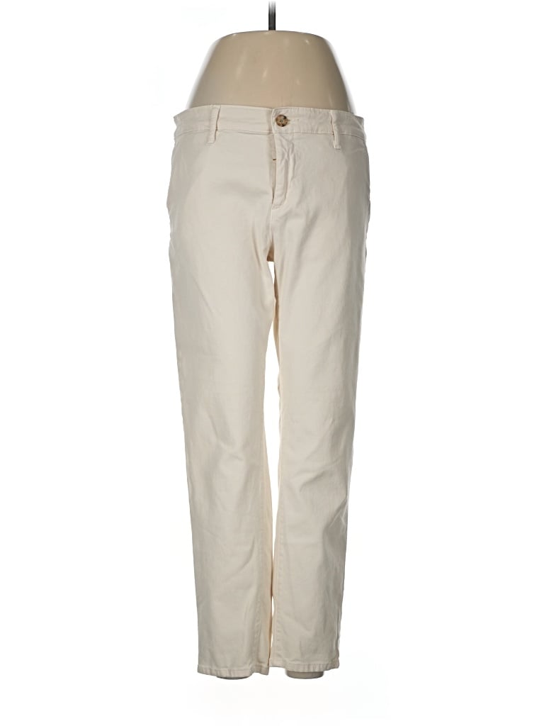 Pre-owned Adriano Goldschmied Casual Pants In Ivory