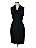 Theory 100% Polyester Solid Black Cocktail Dress Size 6 - photo 1