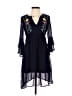 Sequin Hearts 100% Polyester Blue Cocktail Dress Size S - photo 1